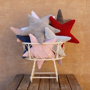 Cojín Estrella Rosado