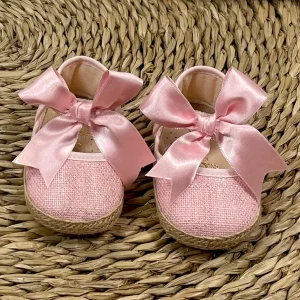 Alpargatas Lino Rosa