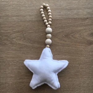 Colgador Madera Blanco