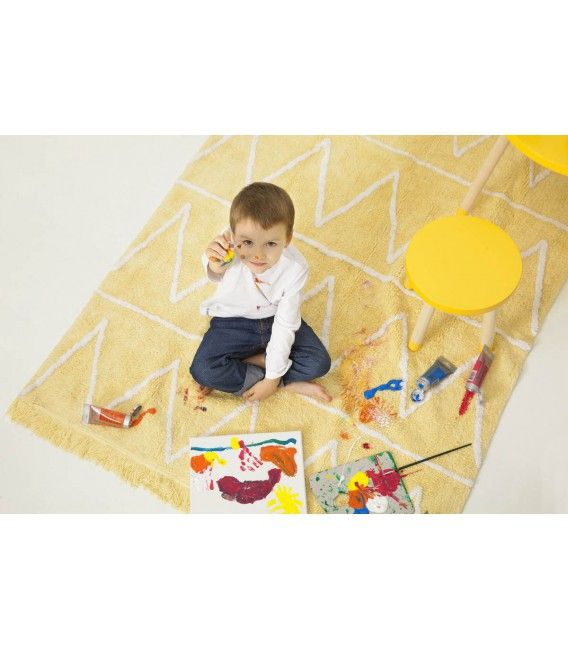 Alfombra Hippy Amarillo