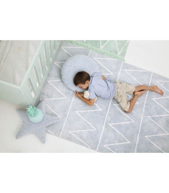 Alfombra Hippy Celeste - Imagen 3