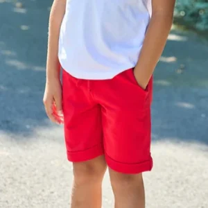 Bermuda Algodón - Rojo