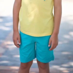 Bermuda Algodón - Turquesa