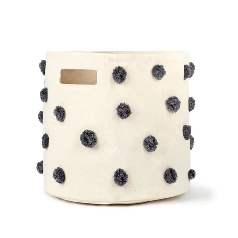 Cesta Pom Pom – Azul Oscuro