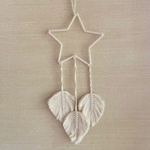 Atrapasueño Estrella y Hojitas