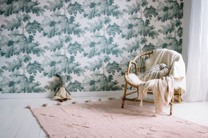 Alfombra Hippy Estrellas Rosado