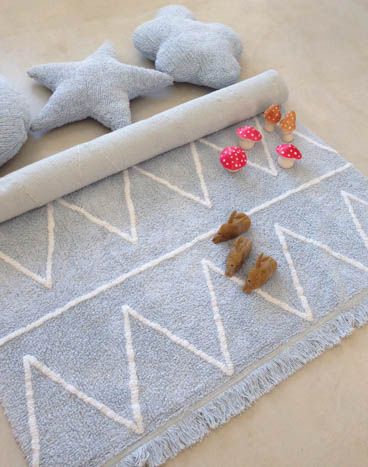 Alfombra Hippy Celeste