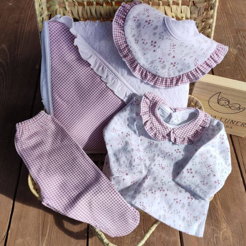 Capa de Baño Vichy Granate