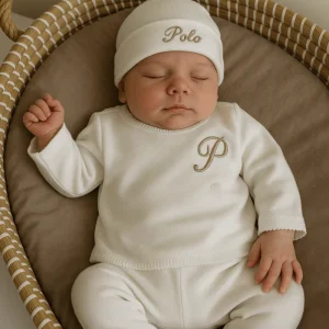 Conjunto Bebé Primera Puesta Algodón Personalizado - Mi Luna Lunera