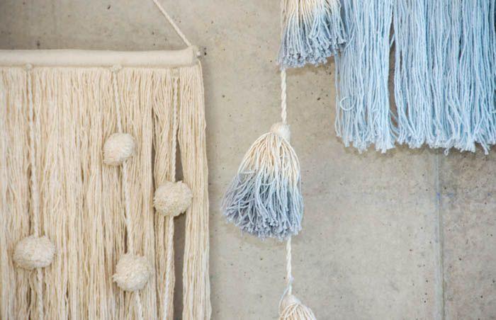 Guirnalda Tie Dye Celeste