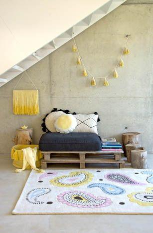 Guirnalda Tie Dye Amarillo