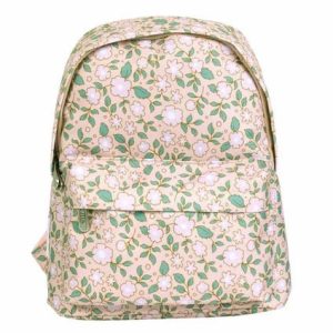 Mochila Pequeña Blossoms Pink Personalizable