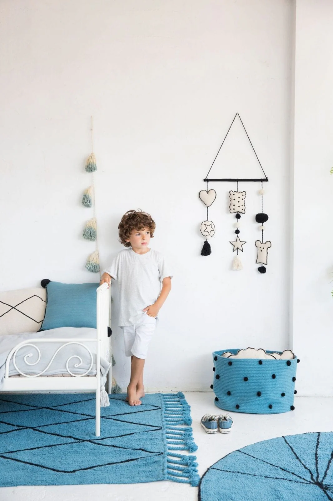 Alfombra Bereber Azul