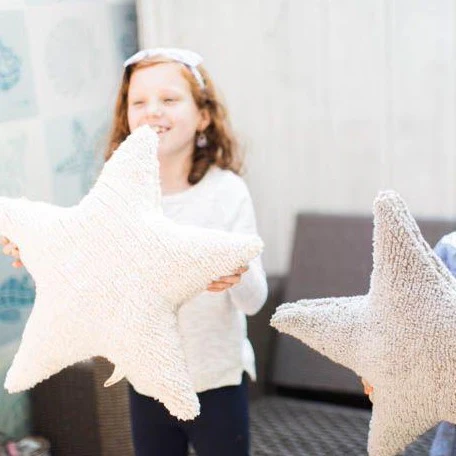 Cojín Estrella Crema